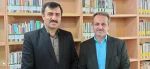 بازدید رئیس دانشکده از کتابخانه عمومی شهرستان محمودآباد 2