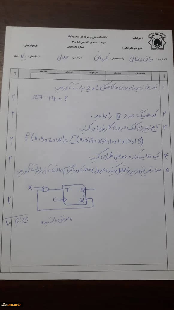 مبانی دیجیتال جلالی