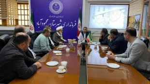 دیدار نوروزی ریاست دانشکده با فرماندار شهرستان محمودآباد 3
