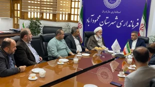 دیدار نوروزی ریاست دانشکده با فرماندار شهرستان محمودآباد 4