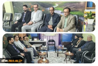 دیدار ریاست دانشکده با امام جمعه شهرستان محمودآباد
