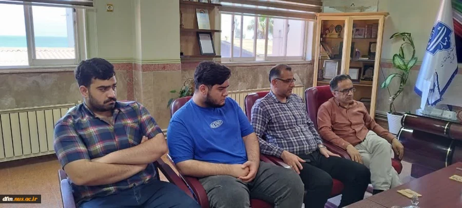 دیدار منتخب دانشجویان خوابگاه با ریاست مرکز 4