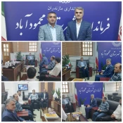 دیدار ریاست دانشکده با فرماندار محمودآباد  7