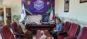دیدار ریاست با امام جماعت دانشکده