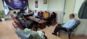 جلسه ریاست با همکاران حوزه اداری و مالی برگزار شد