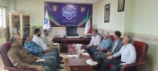 جلسه ریاست با حراست و عوامل حفاظت فیزیکی برگزار شد