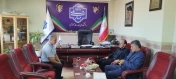 رییس سابق مرکز محمودآباد  با ریاست دانشکده دیدار کرد